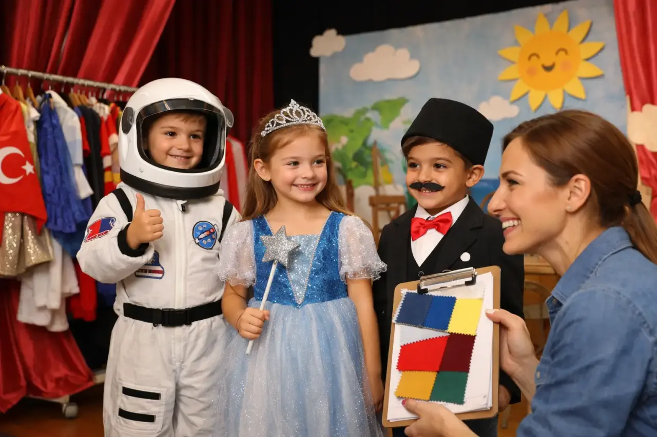 OKUL ETKİNLİKLERİ İÇİN ÇOCUK KOSTÜM SEÇİMİ