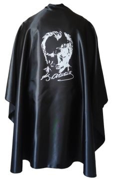 Atatürk Baskılı Pelerin Siyah | 10 Kasım Atatürk Baskılı Siyah Pelerin