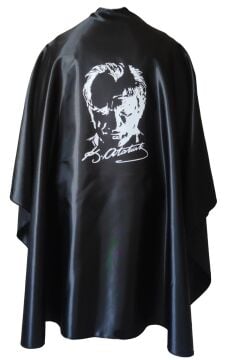 Atatürk Baskılı Pelerin Siyah | 10 Kasım Atatürk Baskılı Siyah Pelerin