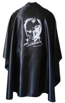 Atatürk Baskılı Pelerin Siyah | 10 Kasım Atatürk Baskılı Siyah Pelerin