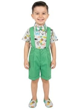 Safari Temalı Papyonlu Ayakkabılı Kostüm