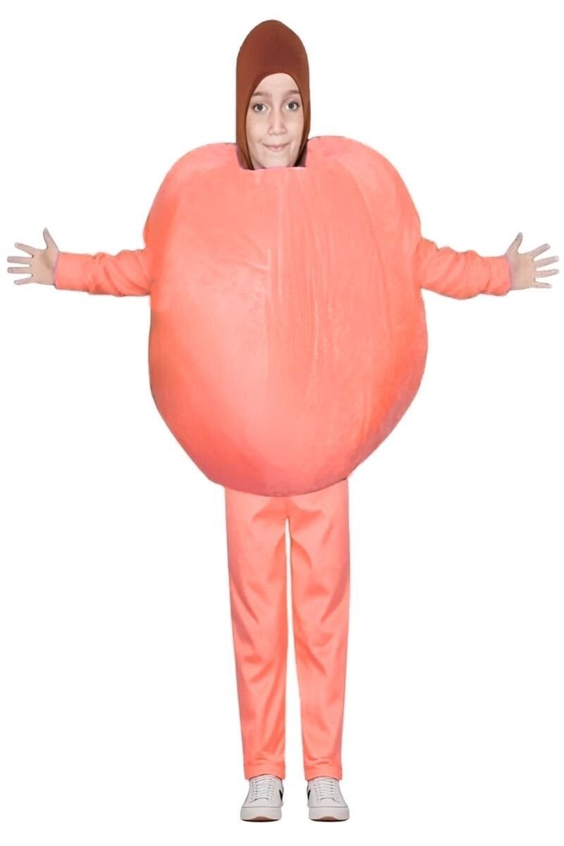 Elma Kostümü 12-13 Yaş - Kırmızı