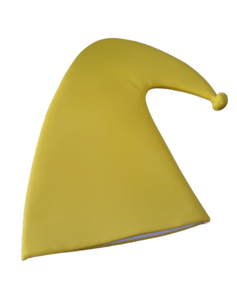 Yedi Cüceler Şapkası Ponponlu Açık Sarı - 8-9 Yaş