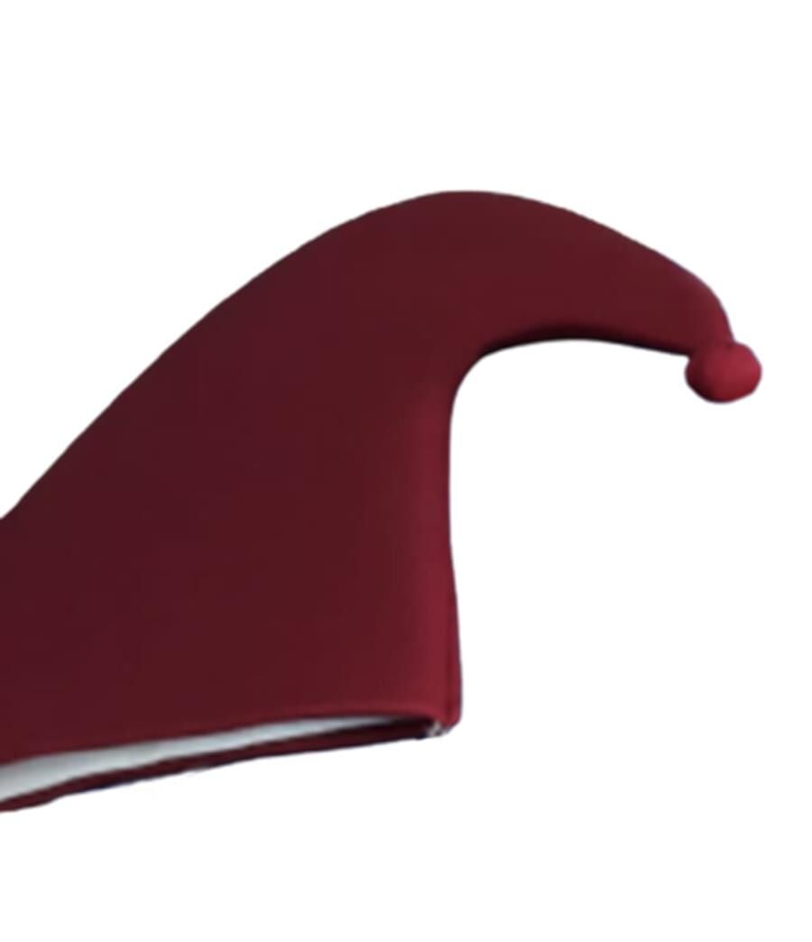 Yedi Cüceler Şapkası Ponponlu Bordo - 2-3 Yaş