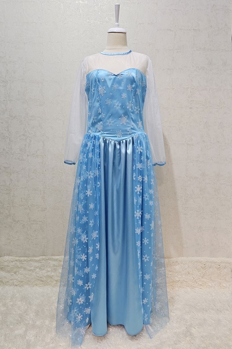 Elsa Kostümü Yetişkin XL Beden