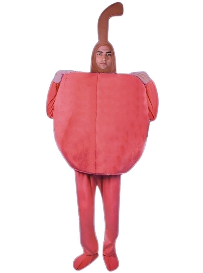 Elma Kostümü Yetişkin XL Beden - Kırmızı