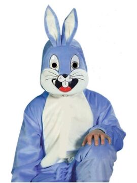 Bugs Bunny Tavşan Kostümü Gri - 4-5 Yaş