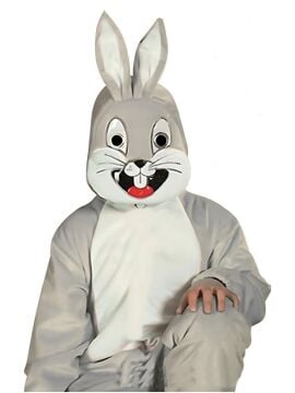 Bugs Bunny Tavşan Kostümü Gri - 4-5 Yaş