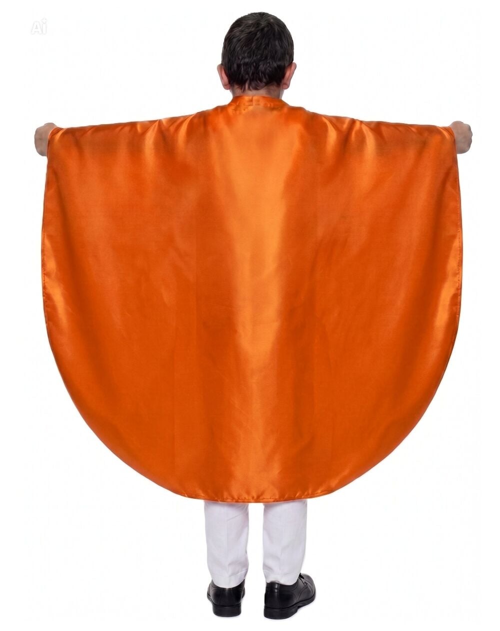 Oval Kesim Çocuk Gösteri Pelerini Turuncu