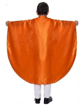 Oval Kesim Çocuk Gösteri Pelerini Turuncu