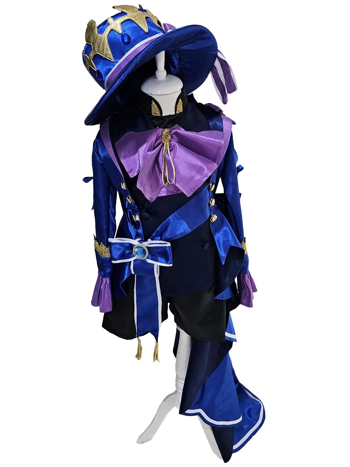 Yetişkin Genshin İmpact Furina Cosplay Anime Kostümü M Beden