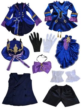 Yetişkin Genshin İmpact Furina Cosplay Anime Kostümü M Beden