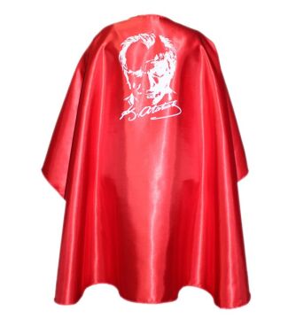 Atatürk Baskılı Pelerin 8 Numara (10 - 12 Yaş) Boy: 95 X Genişlik: 130 cm - Kırmızı