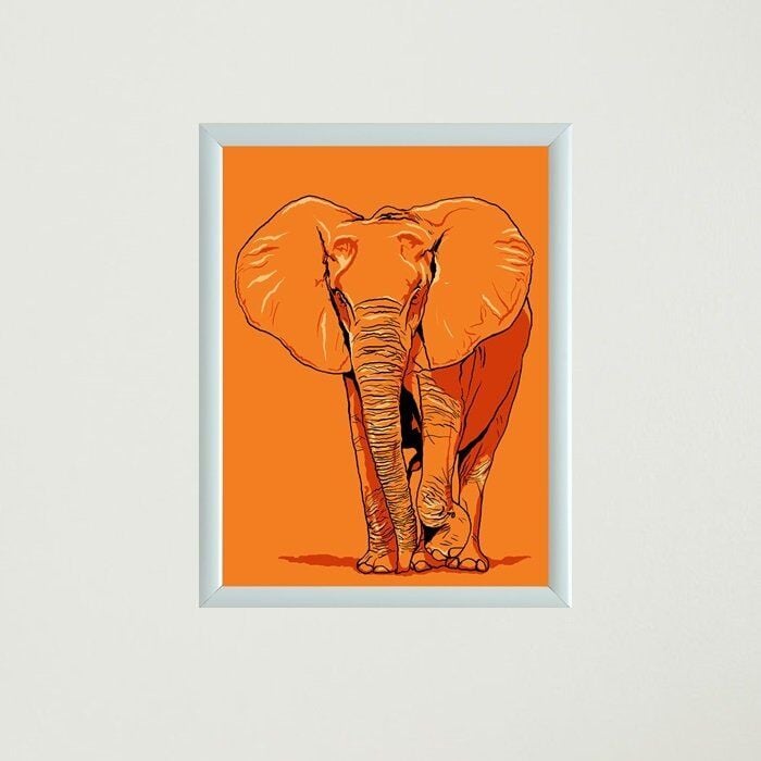 Fil Çerçeveli Poster Tablo