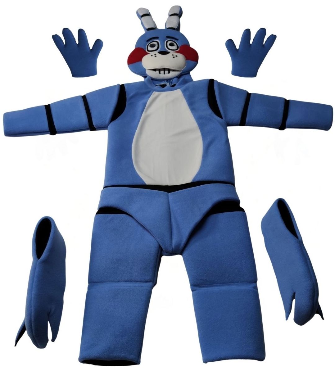 Yetişkin Five Nights At Freddy's Mavi Tavşan Kostümü