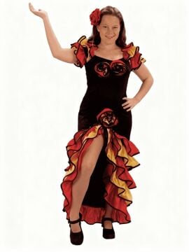 İspanyol Yetişkin Kadın Kostümü