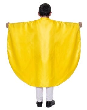 Oval Kesim Çocuk Gösteri Pelerini Sarı