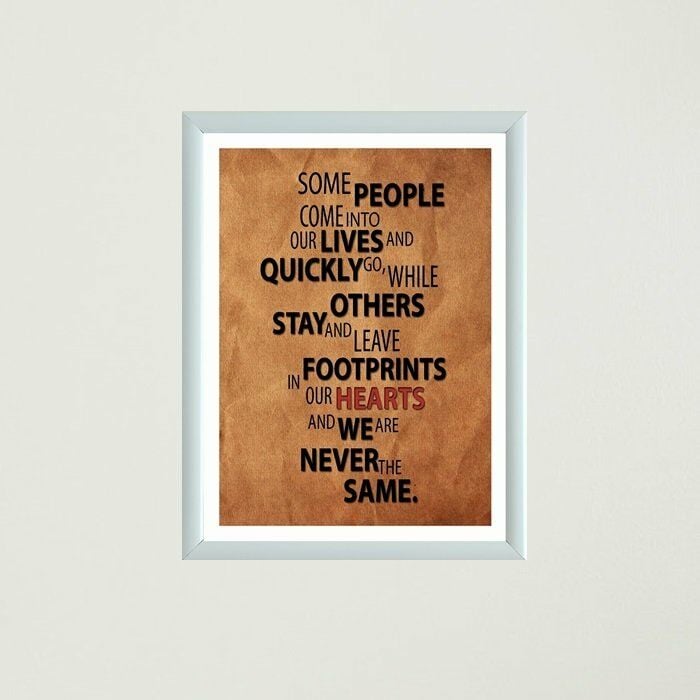 Some People Çerçeveli Poster Tablo