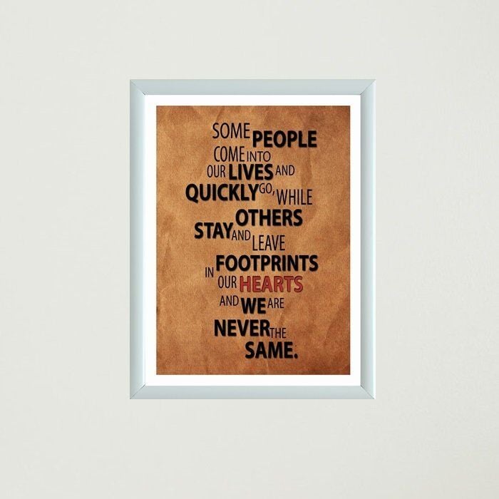 Some People Çerçeveli Poster Tablo