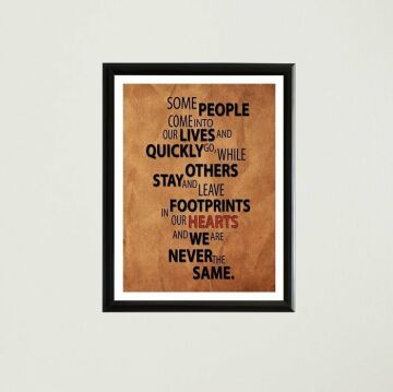 Some People Çerçeveli Poster Tablo