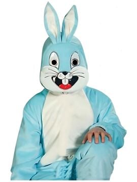 Bugs Bunny Tavşan Kostümü 12-13 Yaş - Turkuaz