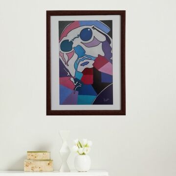 Leon Çerçeveli Poster Tablo