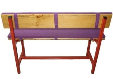 Sıra Minderi Tek Kişilik Mor (Pamuklu)