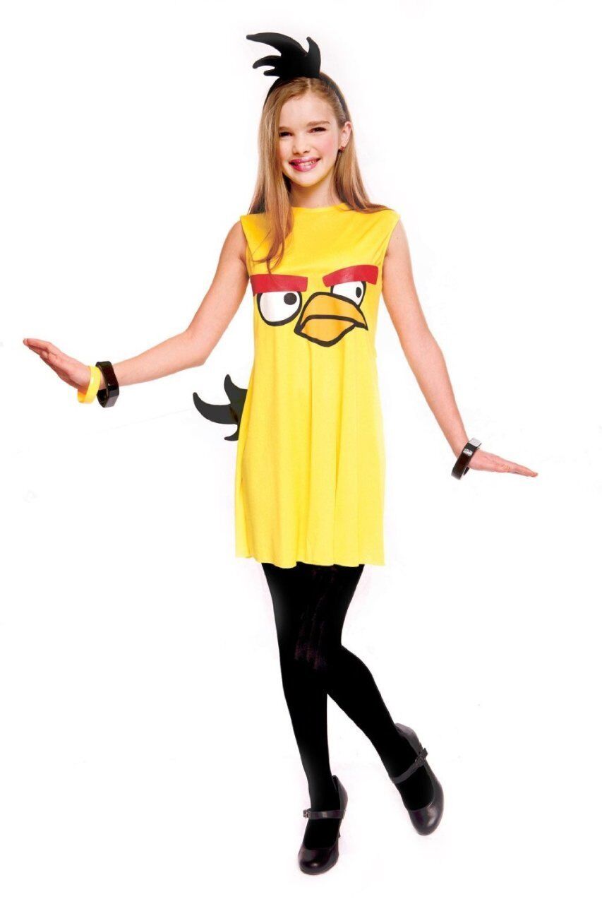 Angry Bird Kostümü Kız 6-7 Yaş - Sarı