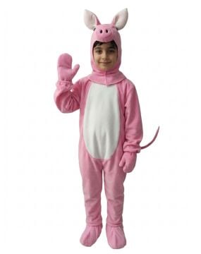 Domuz Kostümü Pembe Çocuk