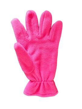 Yetişkin Fuşya Polar Eldiven
