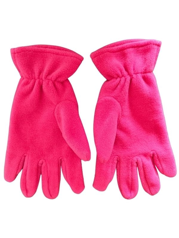 Çocuk Fuşya Polar Eldiven