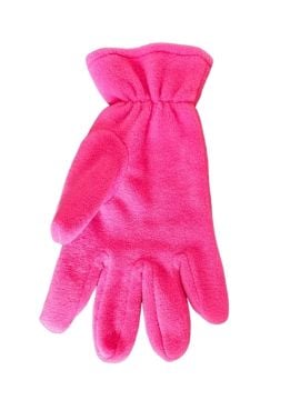 Çocuk Fuşya Polar Eldiven