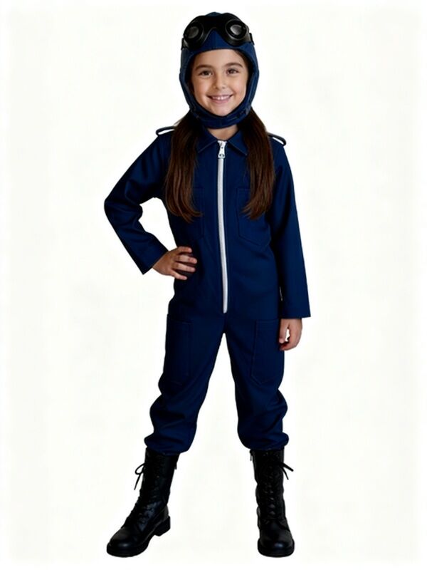 Sabiha Gökçen Kostümü Lacivert - 4-5 Yaş