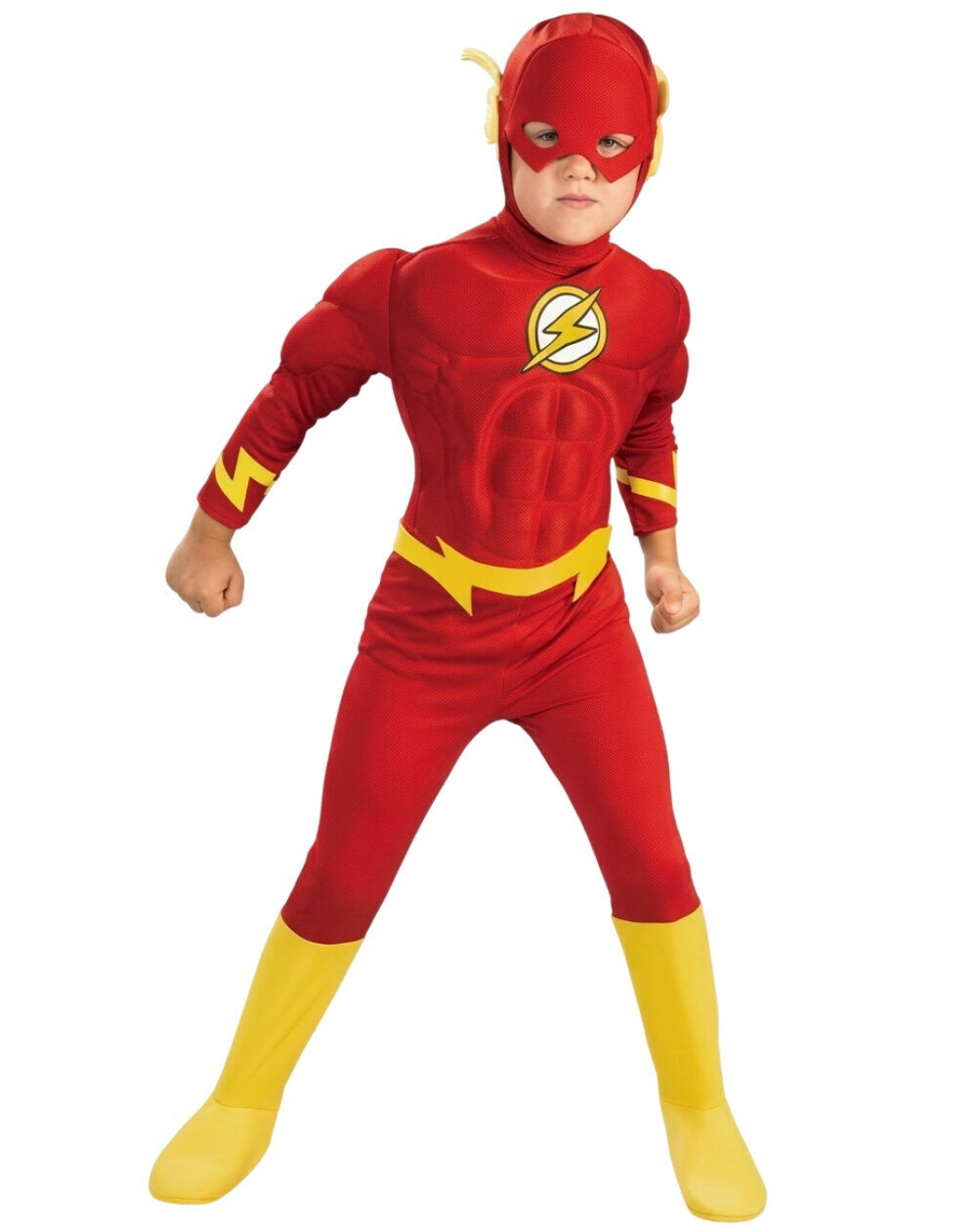Flash Kostümü Kaslı Lüks