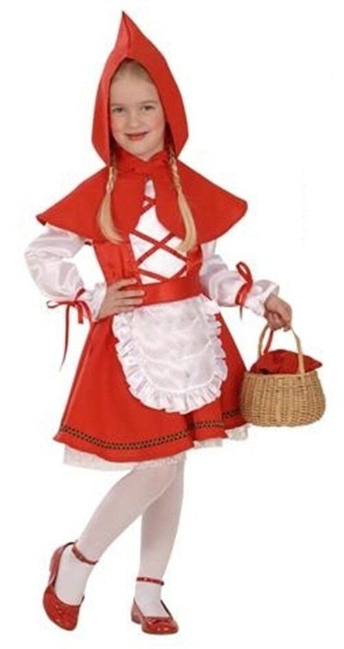 Kırmızı Başlıklı Kız Kostümü 12-13 Yaş