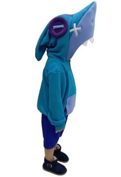 Kapüşonlu Cosplay Leon Shark Kostümü