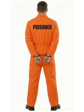 Turuncu Mahkum Kostümü | Yetişkin Hapishane Kıyafeti