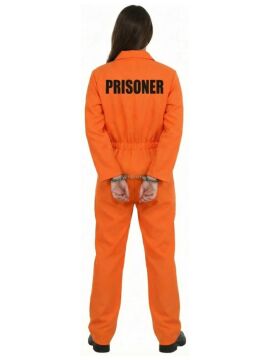 Turuncu Kadın Mahkum Kostümü | Kadın Hapishane Kıyafeti