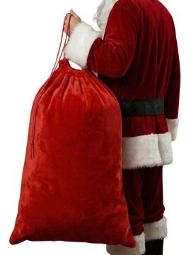 Noel Baba Hediye Çuvalı Büyük Boy (70X100 cm)