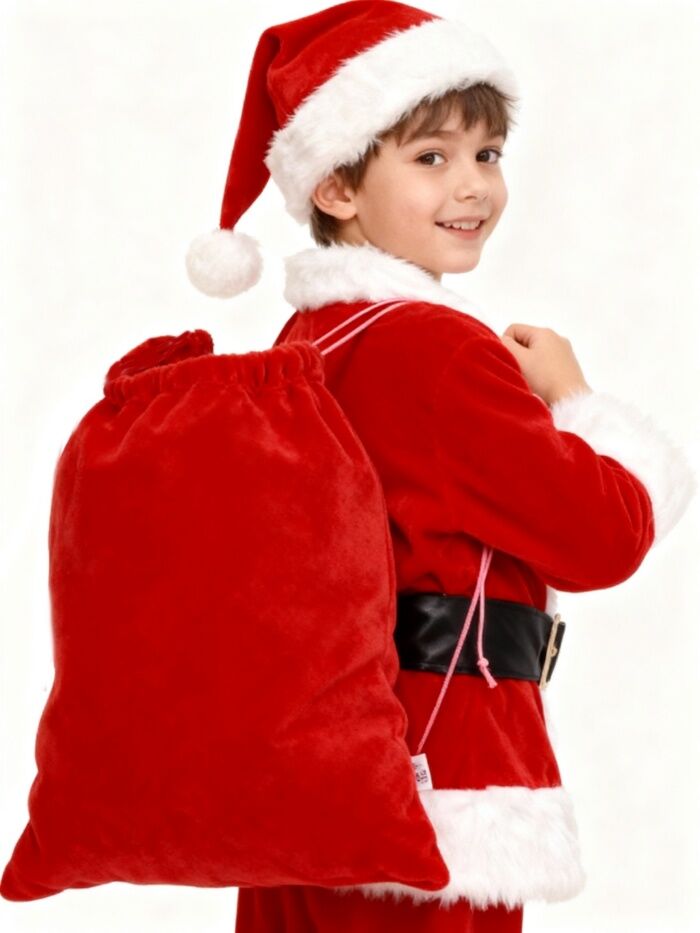 Noel Baba Hediye Çuvalı Mini Boy (35X50 cm)