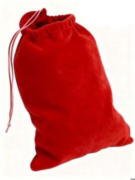 Noel Baba Hediye Çuvalı Mini Boy (35X50 cm)