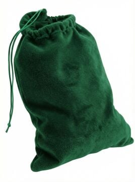 Yeşil Noel Baba Hediye Çuvalı Mini Boy (35X50 cm)