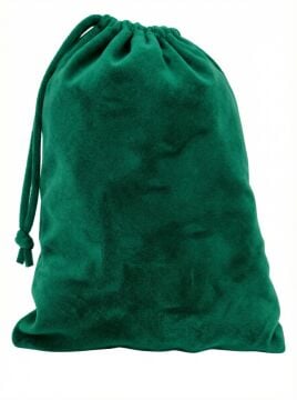 Yeşil Noel Baba Hediye Çuvalı Orta Boy (60X90 cm)