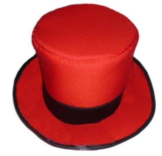 Çocuk Sihirbaz Şapkası Kırmızı - 8-9 Yaş