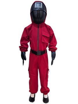 Squid Game Kostümü Kare 6-7 Yaş