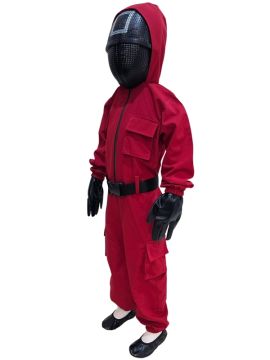 Squid Game Kostümü Kare 6-7 Yaş