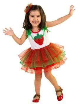 Çilek Kız Kostümü