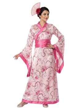 Japon Kimono Kostümü Yetişkin