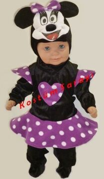 Bebek Minnie Mouse Kostümü Etekli