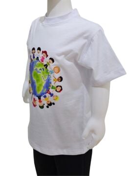 Dünya Çocukları Baskılı Tişört